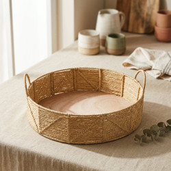 Straw Basket	Large